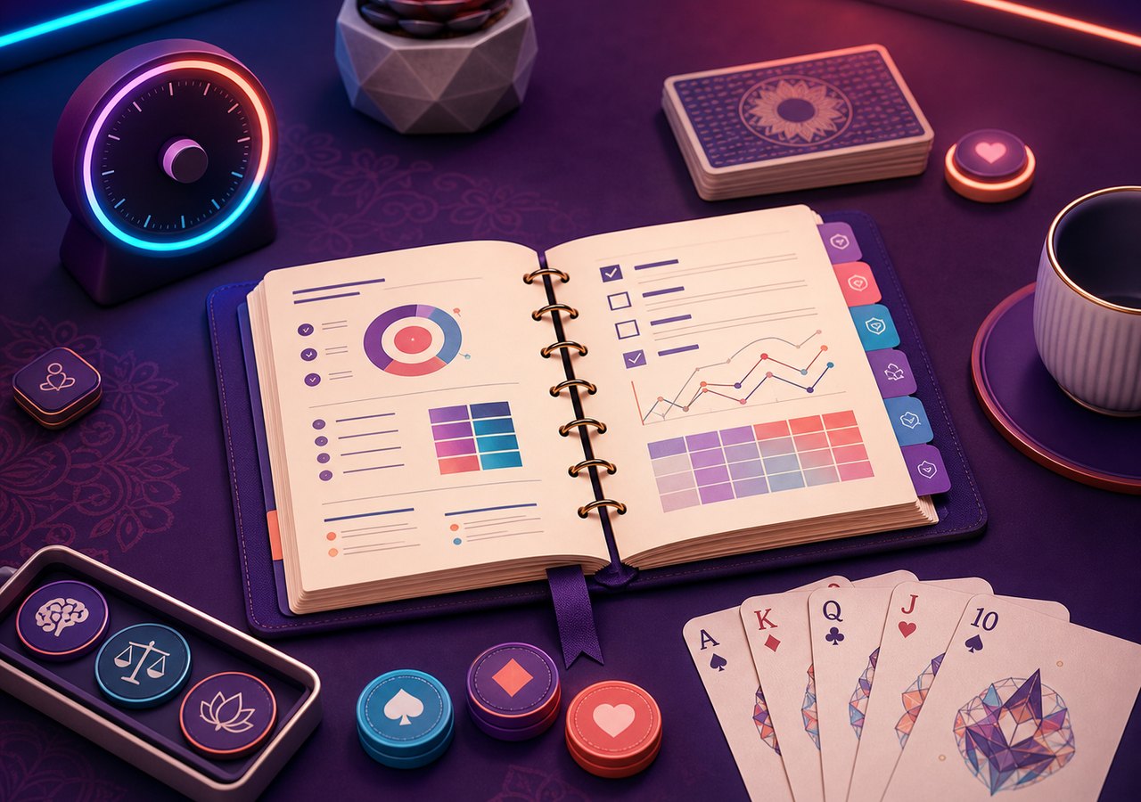 Responsible rummy play planner with stop limit gauge